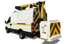 Minibus Hire Harlow - 12.5M Cherry Picker 3.5T - Van hire Harlow
